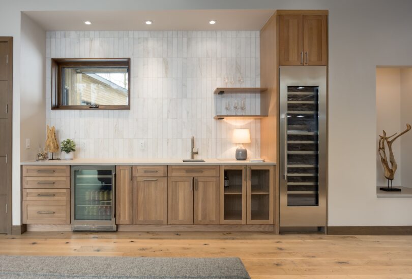 Natural With Light Wash; Koala On Hickory Cabinetry Kitchen Remodel by Creative Cabinetry project photo 2