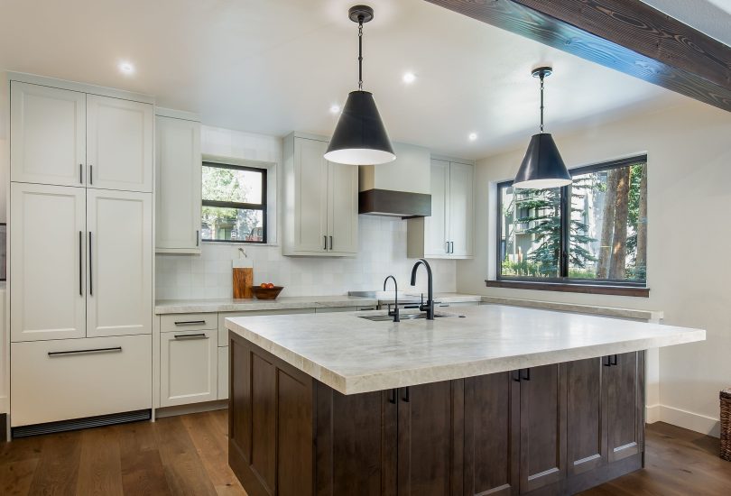 Accessible Beige Perimeter; Java Island Kitchen Remodel by Creative Cabinetry project photo 3
