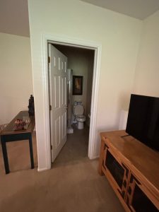 This is a picture of the bar area before.